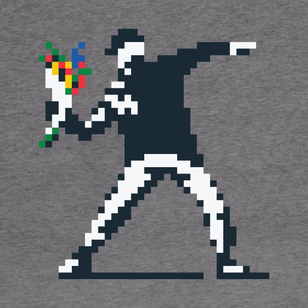 Flower Thrower Pixel by 8bitbaba